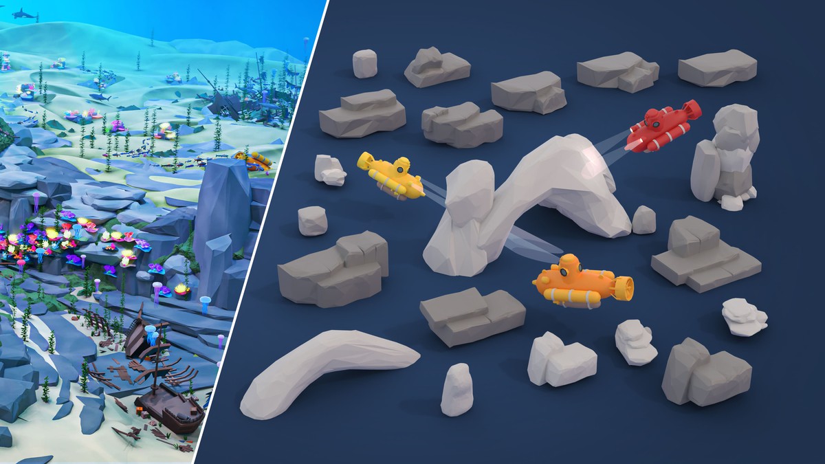 Underwater World - Low Poly 3D Models Pack