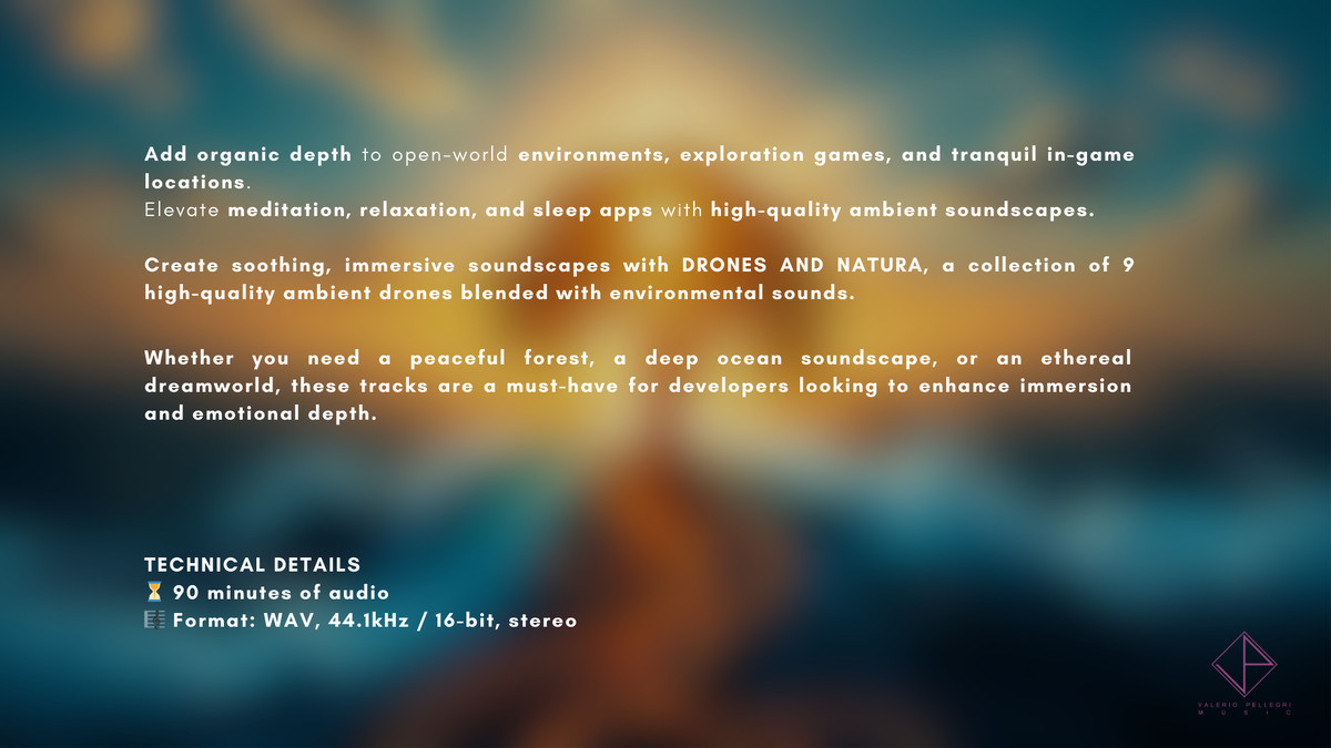 Drones & Natura - Music Pack