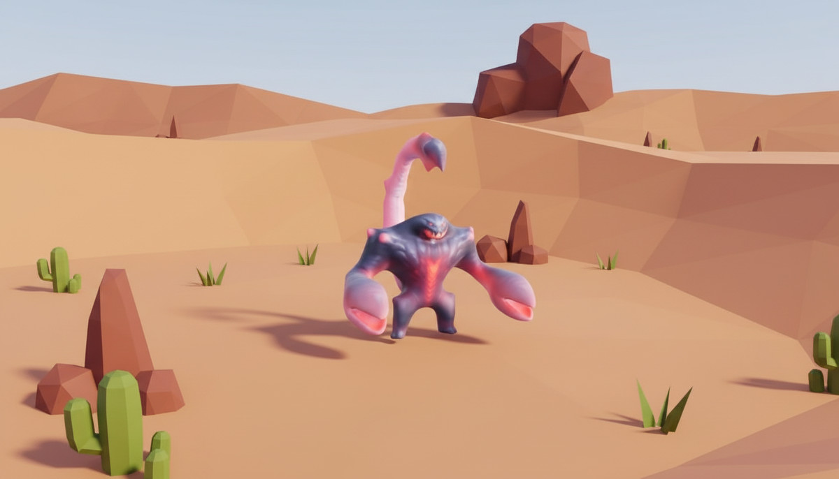 Fantasy Monster 16 (Rigged + Animation) – PixeliusVita