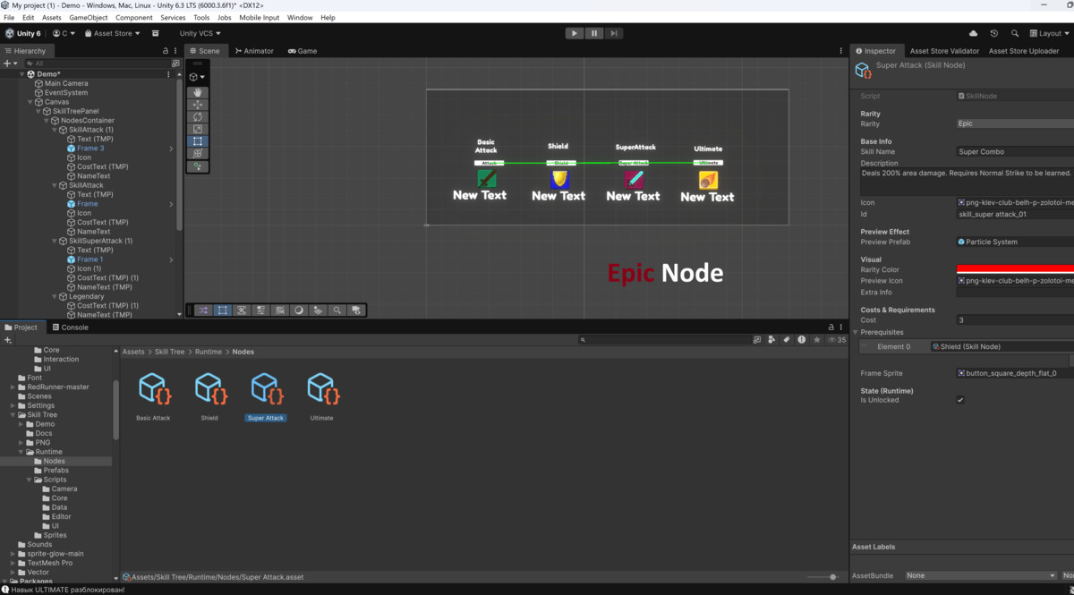 Advanced Skill Tree System with Smart Tooltips & Auto Layout