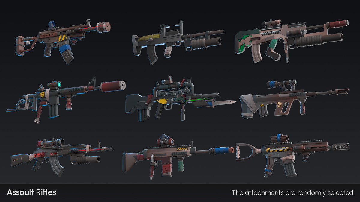 Apocalypse Weapons - Low Poly 3D Models Pack