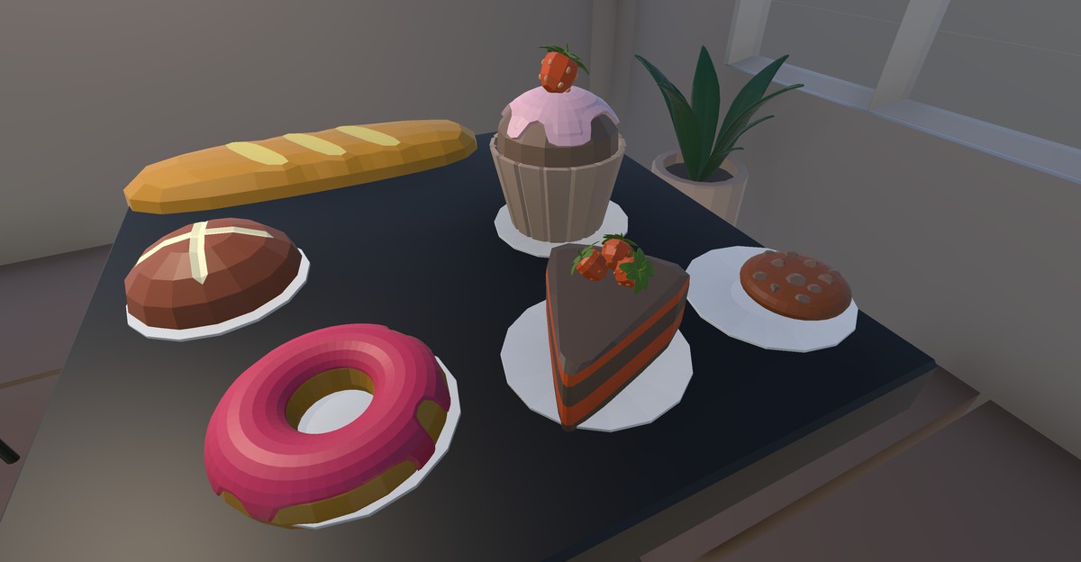 Cozy Cafe - Low Poly