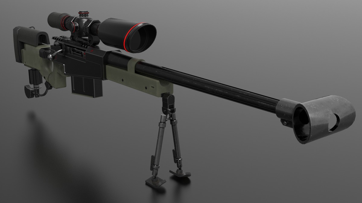 AXW-50 Sniper Rifle ( Fps - Tps)