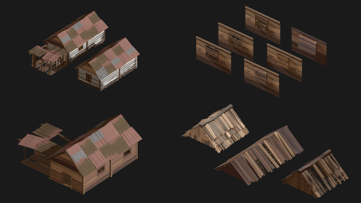 Low Poly Swamp Village – ModulaCraft PRO