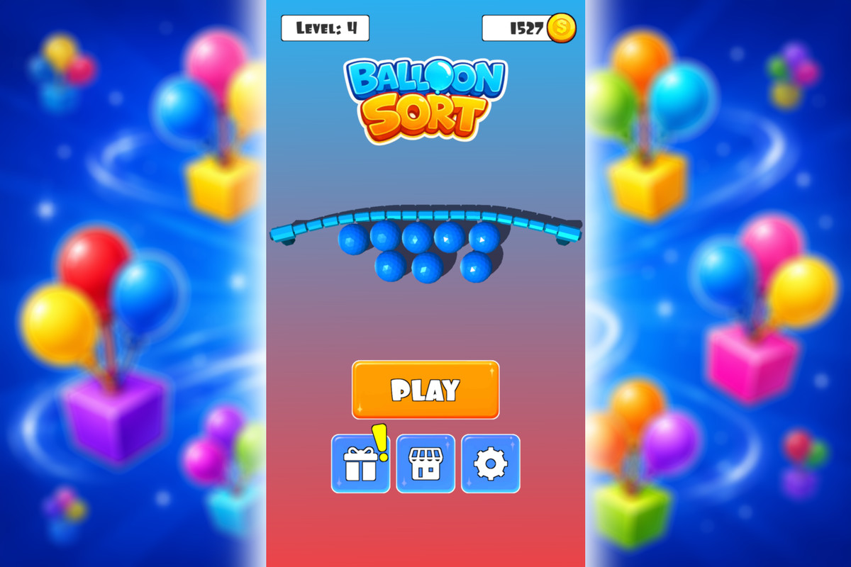 Balloon Sort - Complete Mobile Game Template