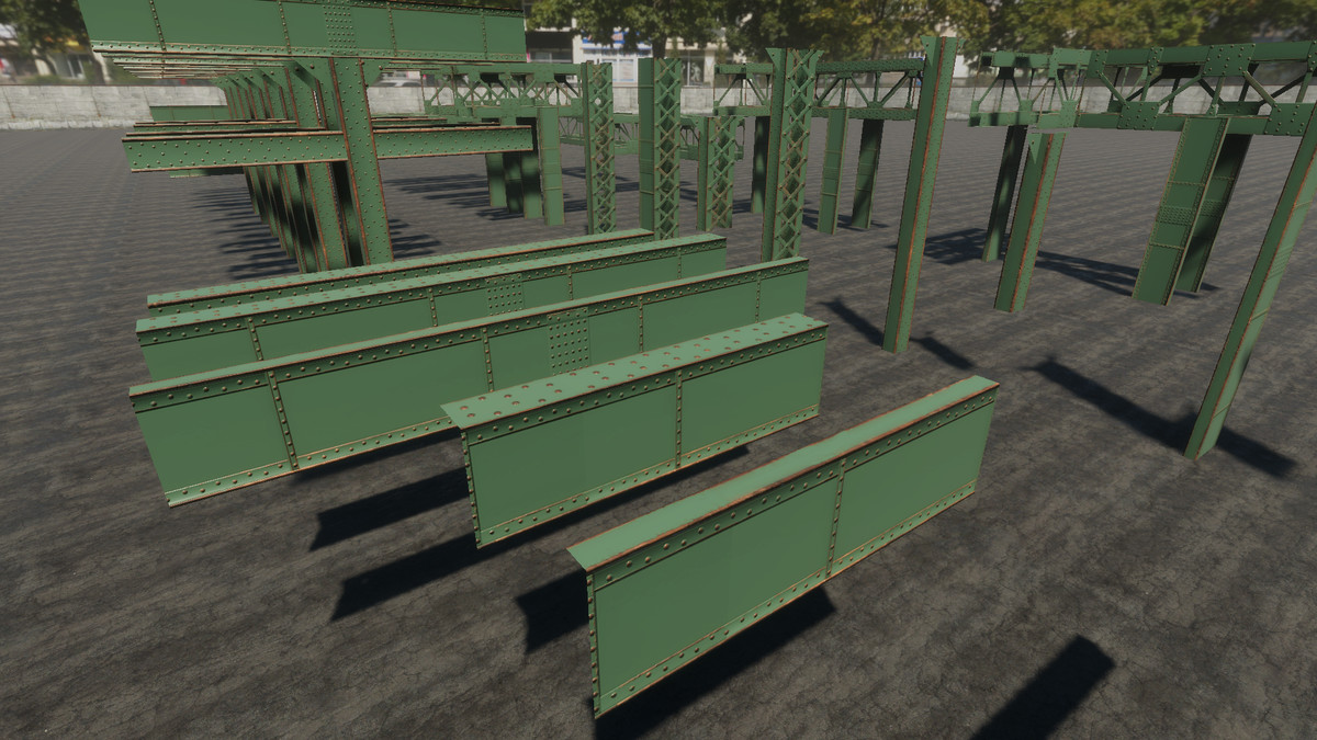 Beams and Truss Construction Set HQ