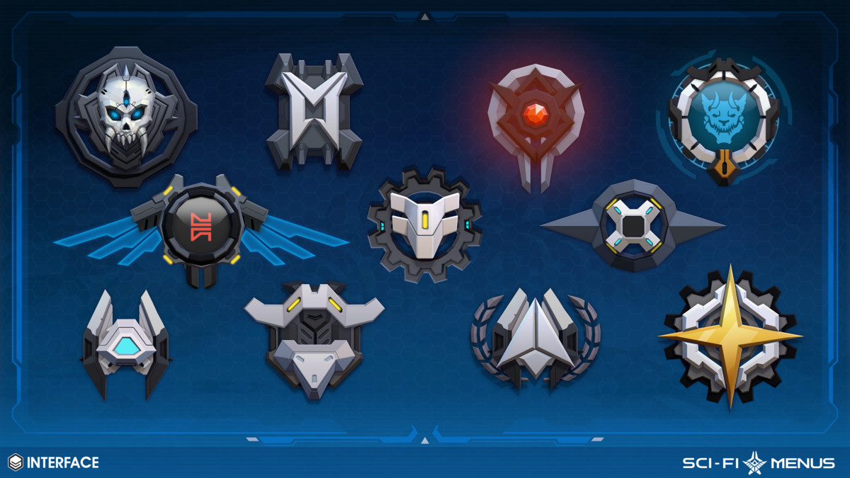 Sci-Fi Menus - Synty INTERFACE - GUI