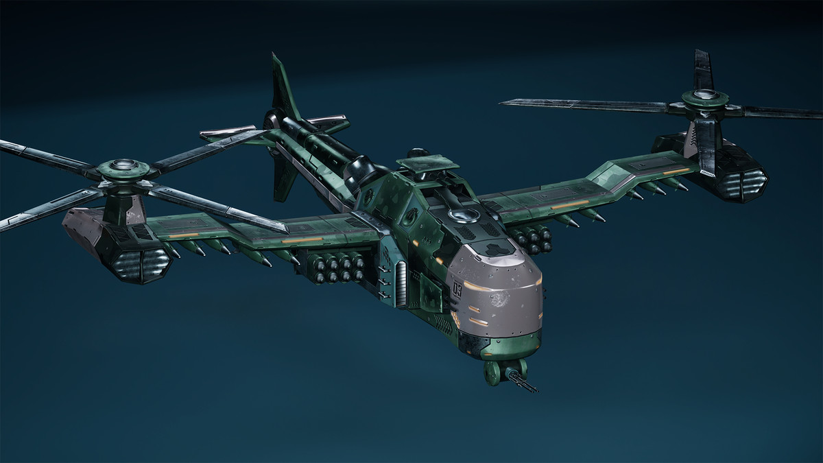 Sci-Fi Transport - Military Helicopter