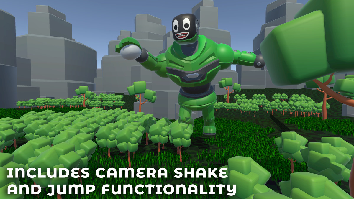 Large Scale Character Controller | Kaiju,Titan and Boss Movement System