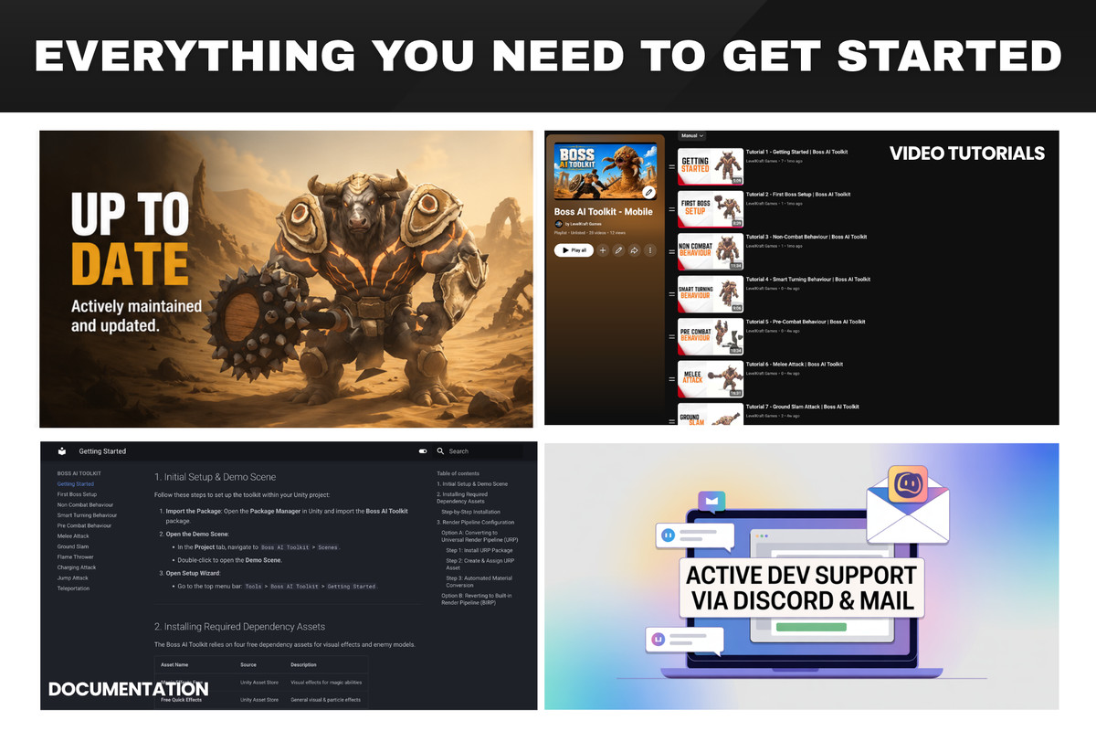 Combat AI Toolkit - Create Bosses & Enemies
