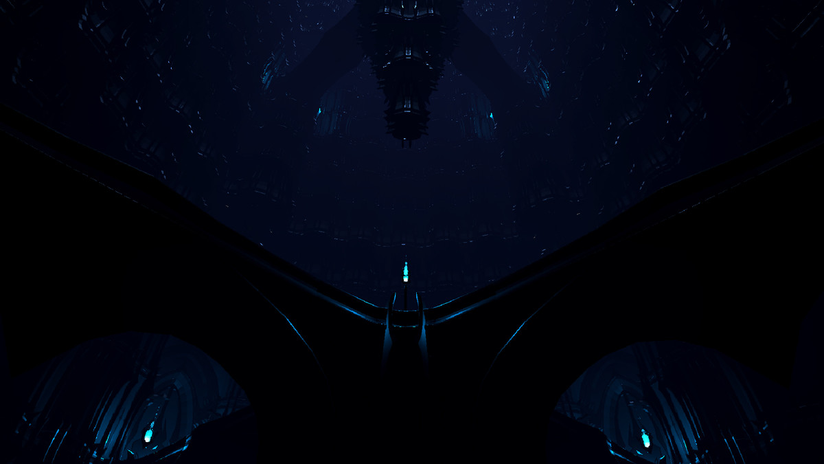 Low Poly Style Obsidian Citadel