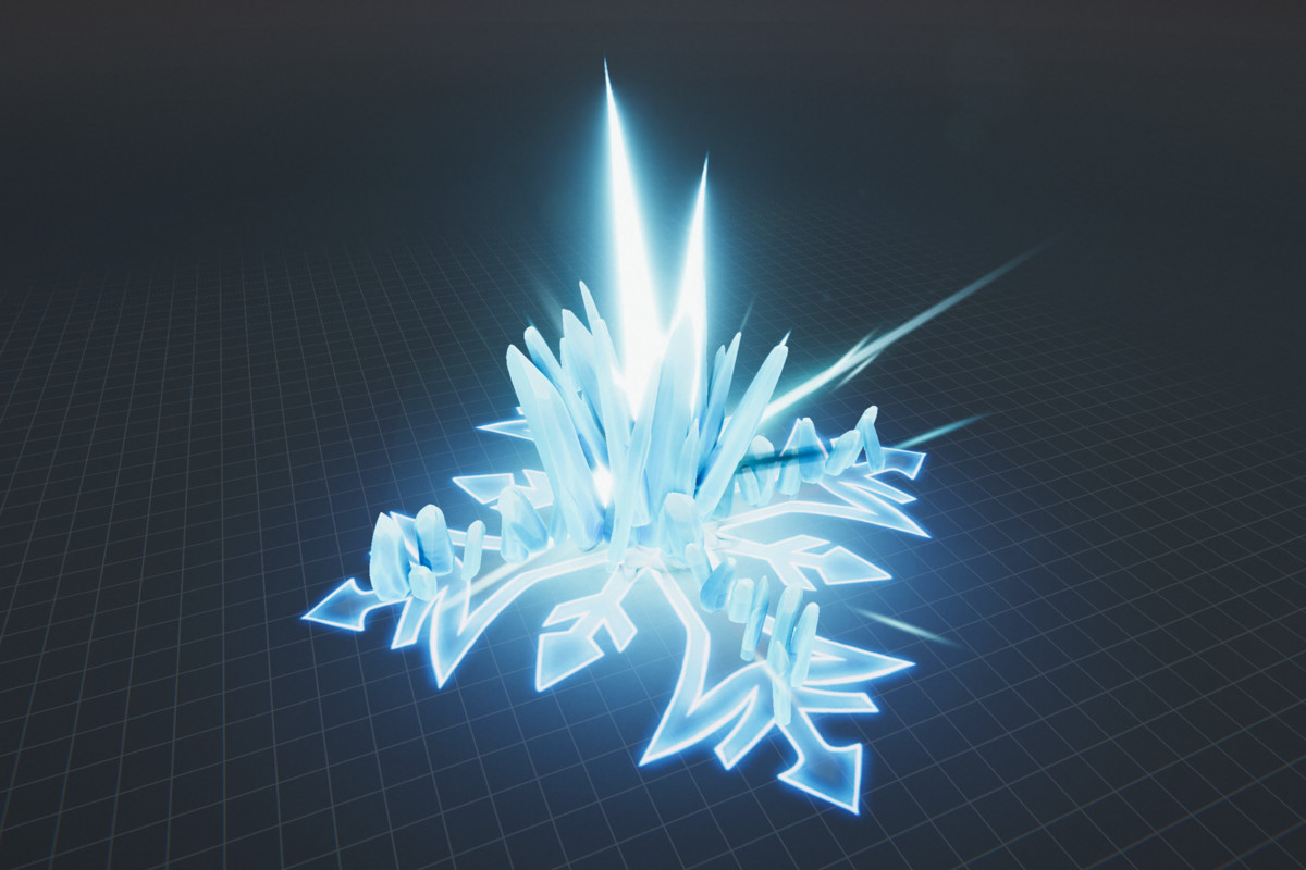 X Shaped Explosion Magic