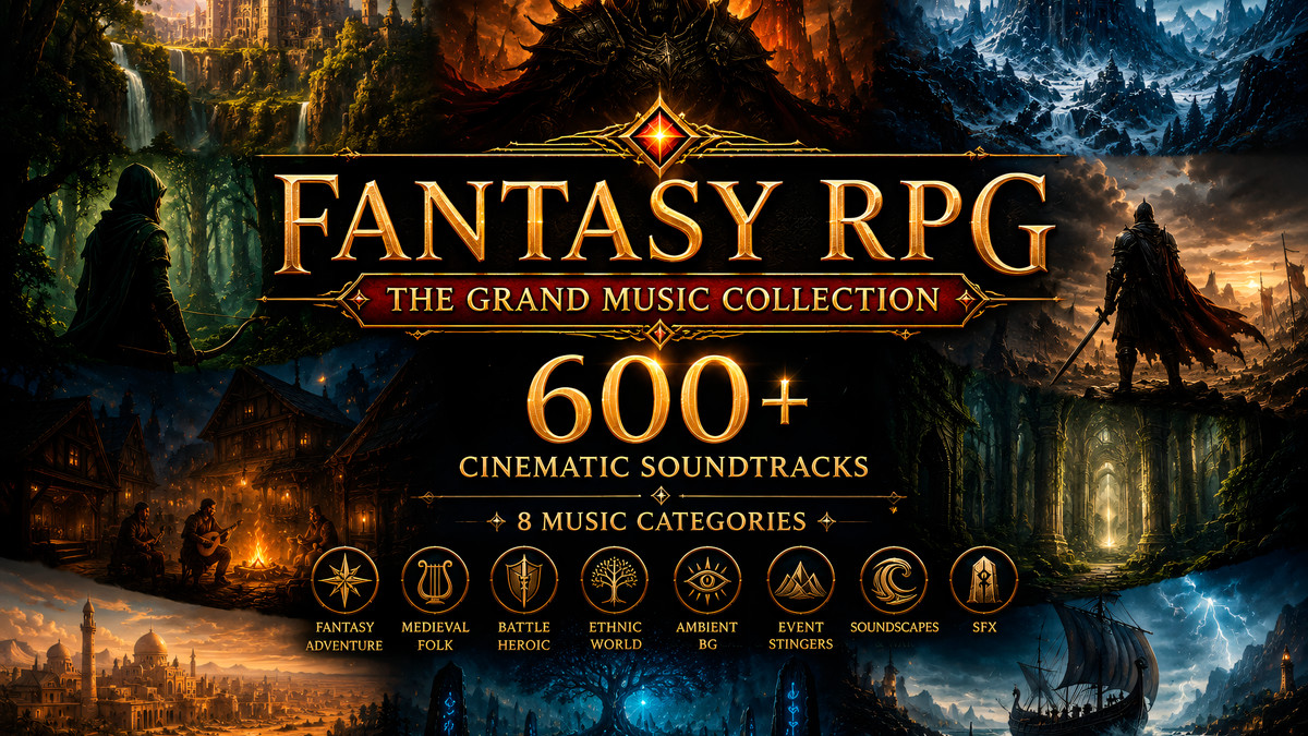 Fantasy RPG: The Grand Music Collection | 600+ Cinematic Soundtracks
