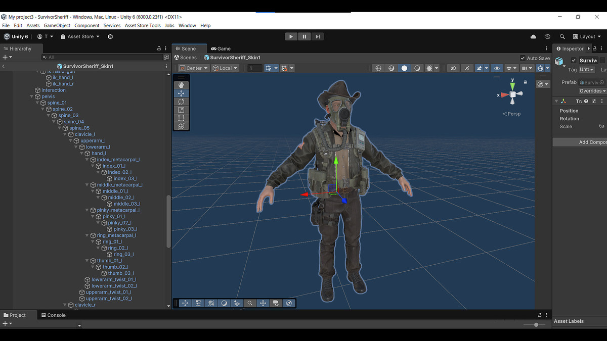 Post-Apocalyptic Sheriff Survivor modular