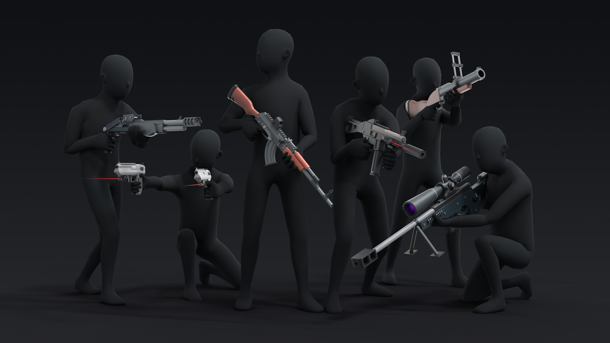 Weapons Mini - Low Poly Asset Pack