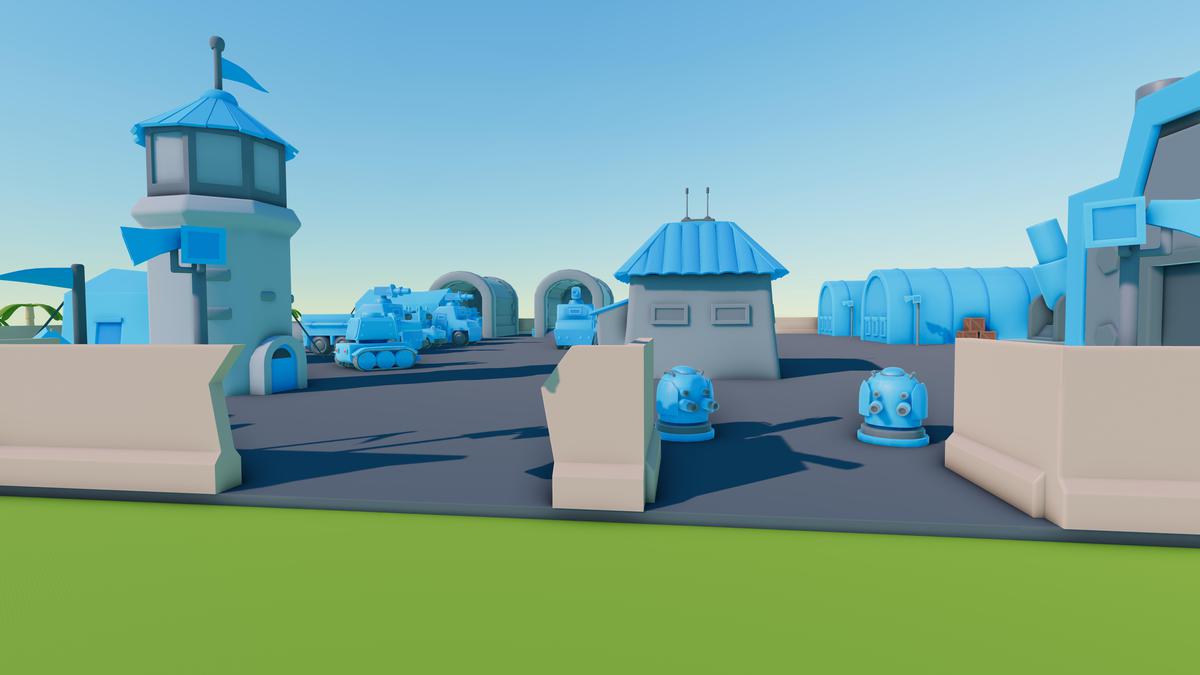 Military - Stylized Low Poly Asset Pack by Ake