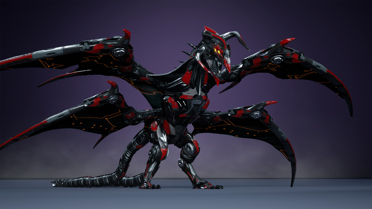 Sci-Fi Dragon 4Wings
