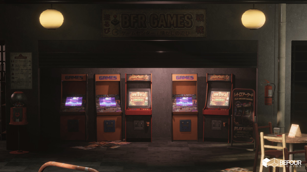 Japanese Old Shopping Mall Environment (Modular, Asian, Abandoned)