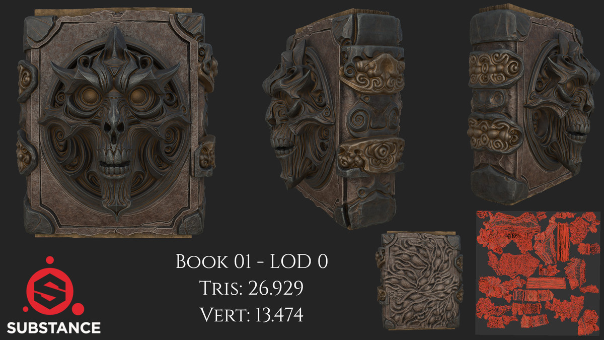 7 Dark Fantasy Books / Grimoire / Tome