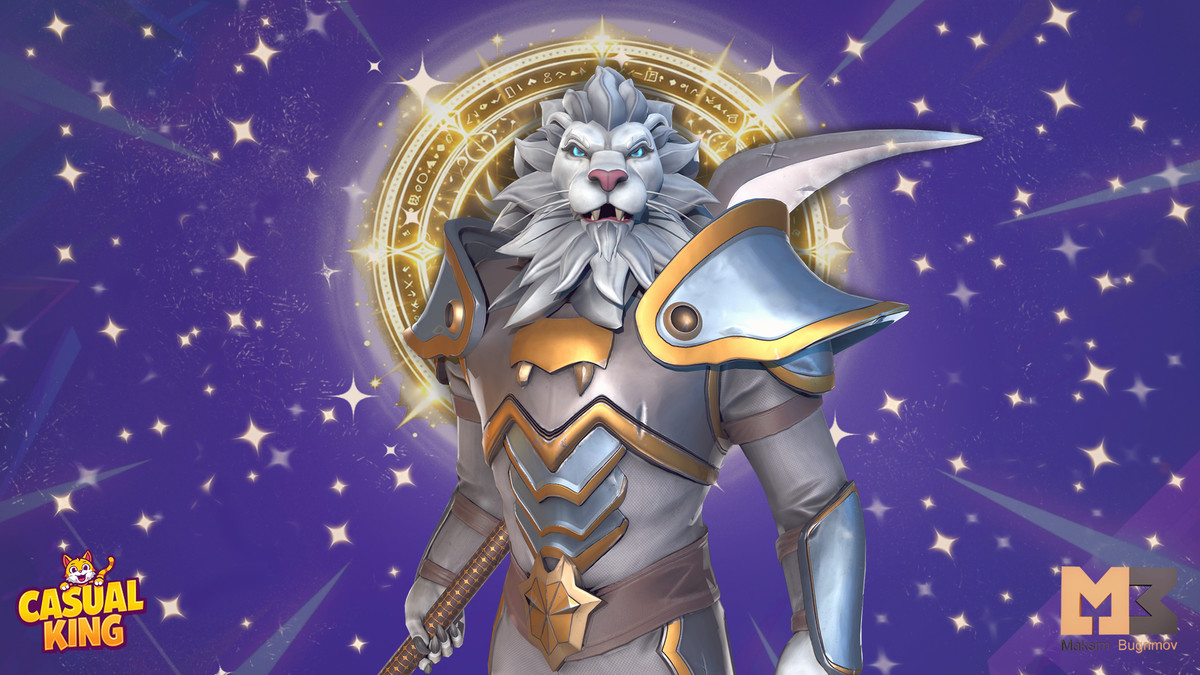 Lion Cartoon Character