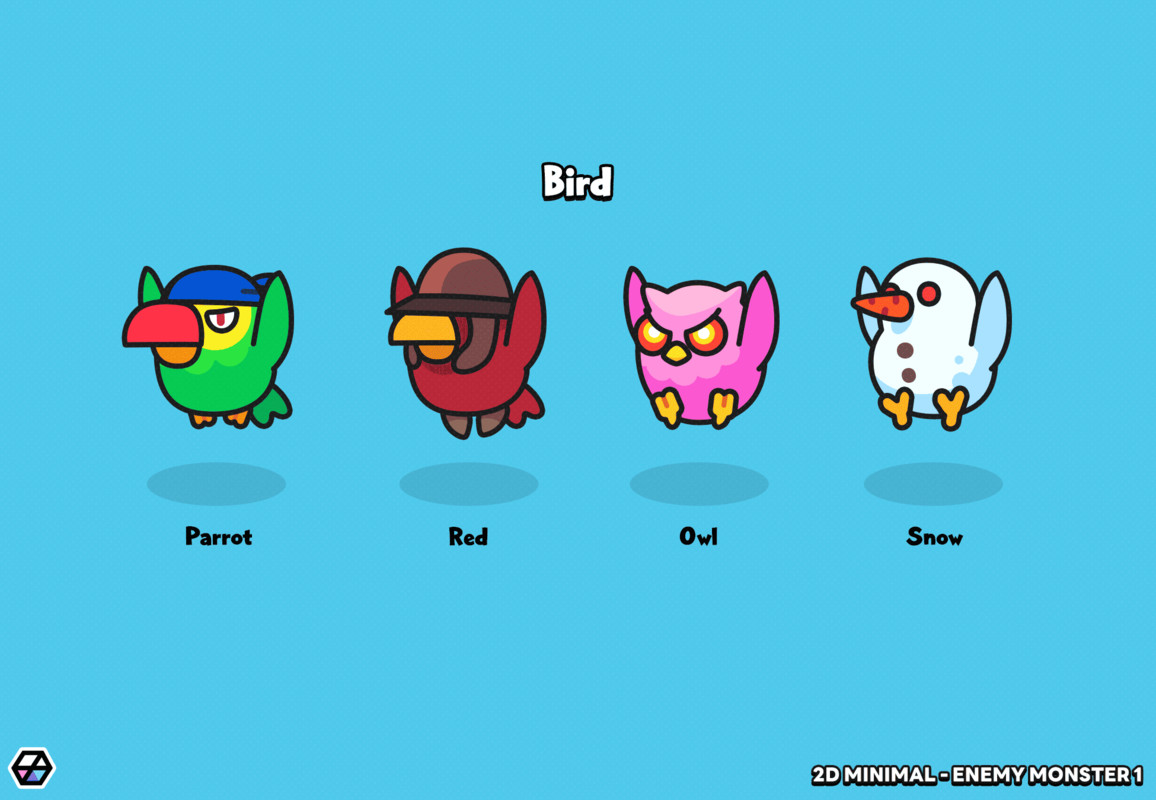 2D Minimal - Enemy Monster1