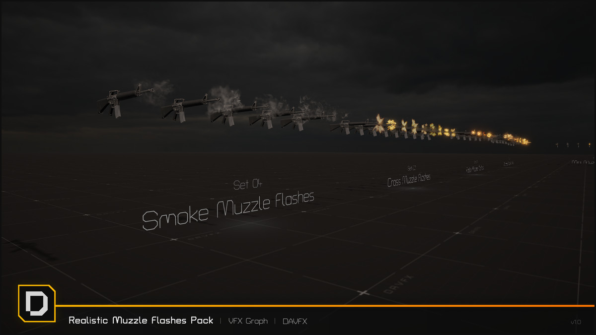 Realistic Muzzle Flashes Pack