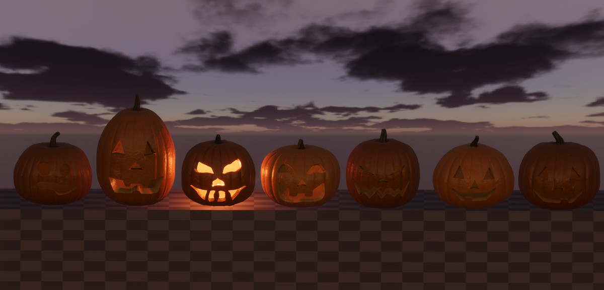 Carved Pumpkins PBR Pack Pro