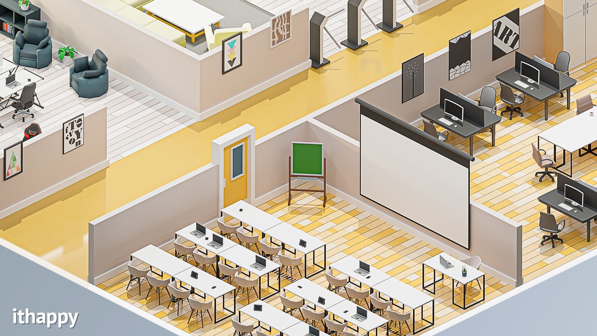 Office 2 - Low Poly 3D Models Pack