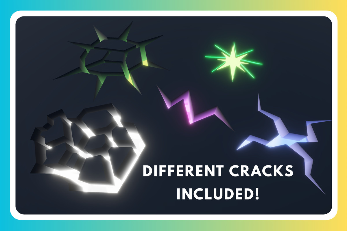 Glowing Cracks Shader