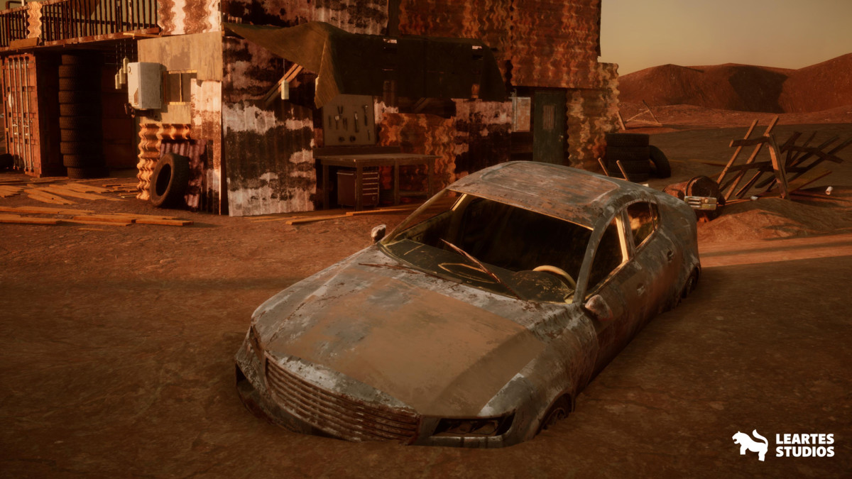Post Apocalyptic Desert Environment ( Post Desert Apocalyptic Wild Desert 3D )