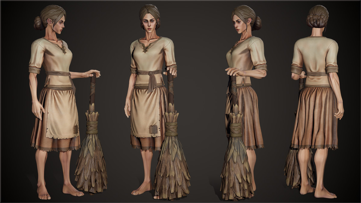 Stylized Medieval Villagers
