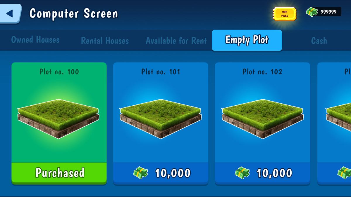 Modern Real Estate Tycoon UI Kit – Business Simulator Mobile Game GUI