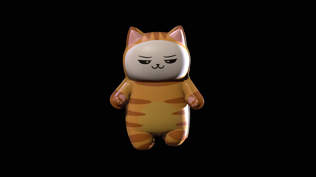 Chibi Carton Cat