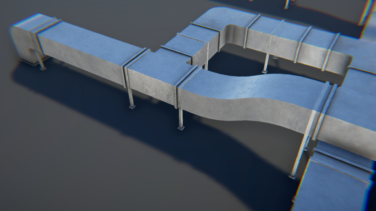 Modular Industrial Air Duct System