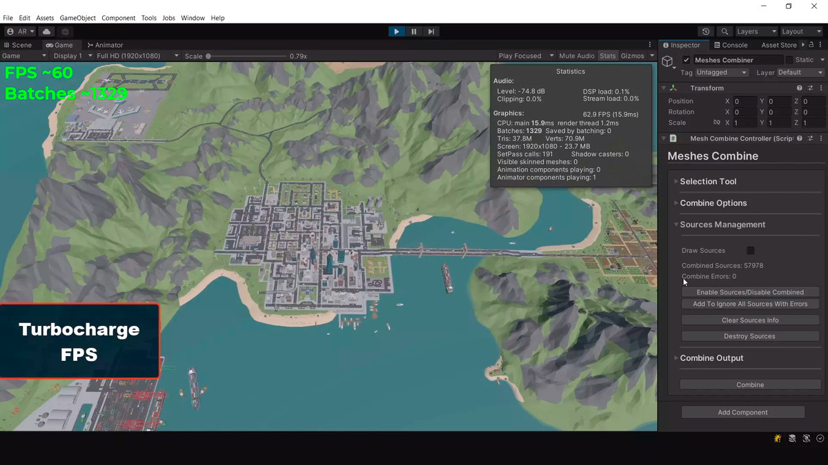 Complete Mesh Combine & Optimization Bundle