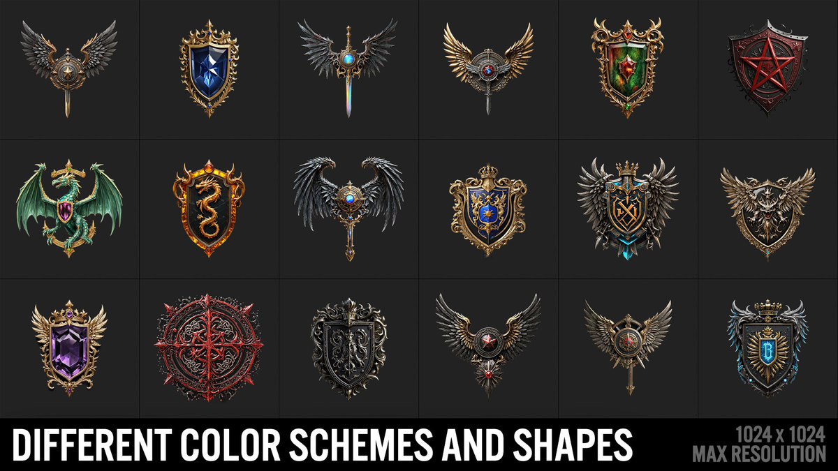 600 Achievements, Trophies, Rewards, Emblems, Badges, Awards, Artifacts Vol2