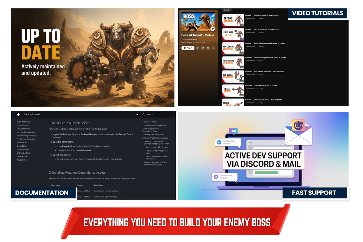 Boss AI Toolkit Mobile - Create Bosses, Enemies & Combat AI