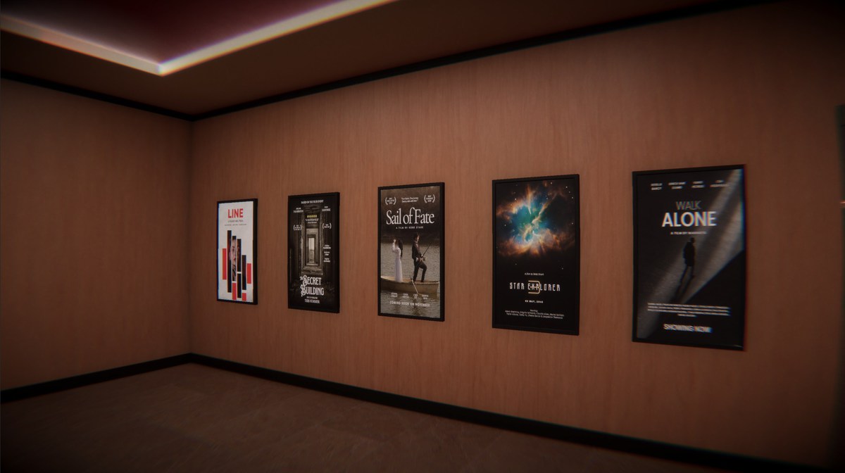 Cinema Lounge Theatre 3d Environment