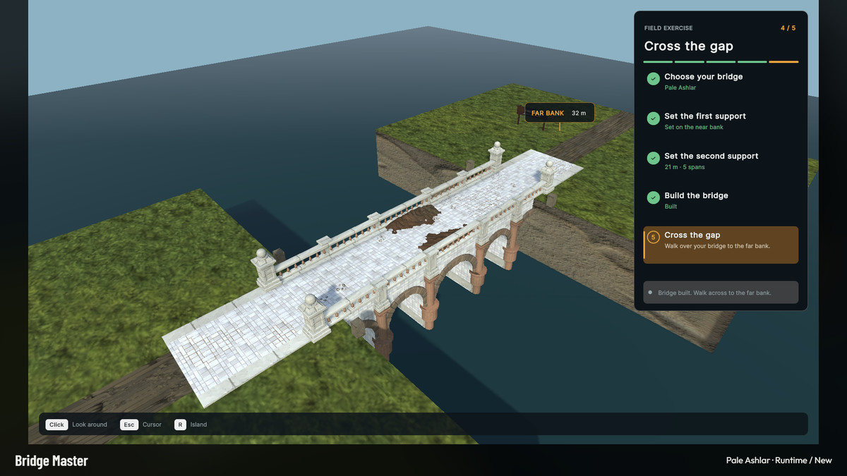 Bridge Master - Stylized Bridge Builder