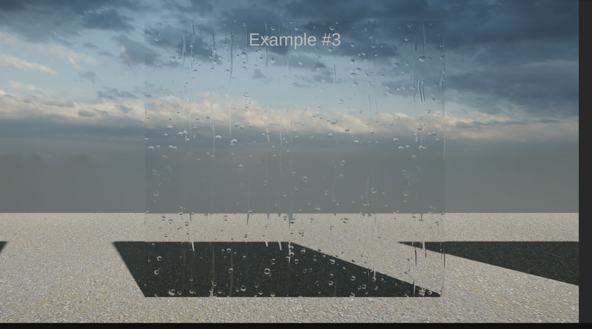 Procedural Rain Droplet Shader HDRP & URP