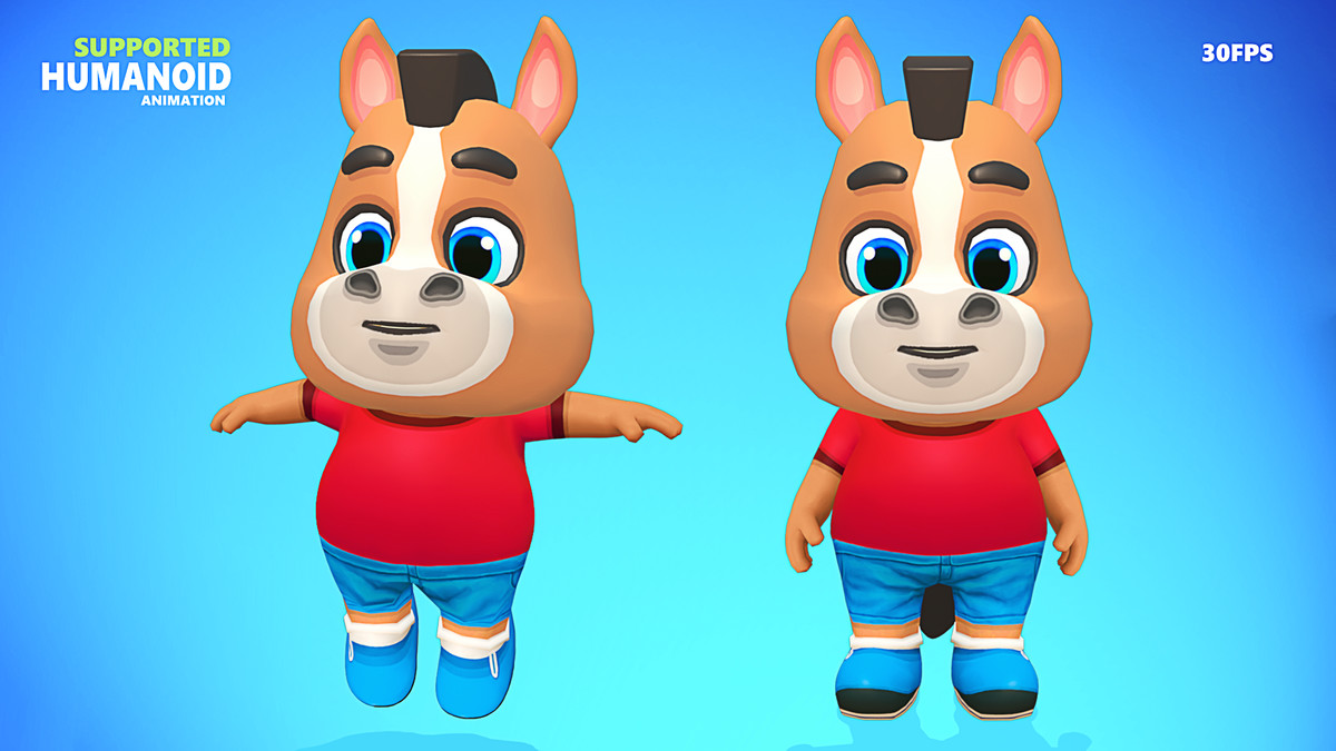 Horse Pony Mule Animated
