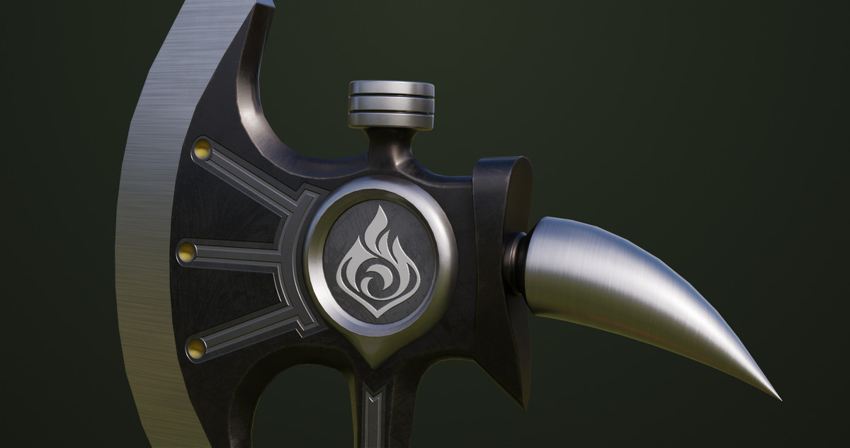 Battle Axe 11 URP HDRP Textures