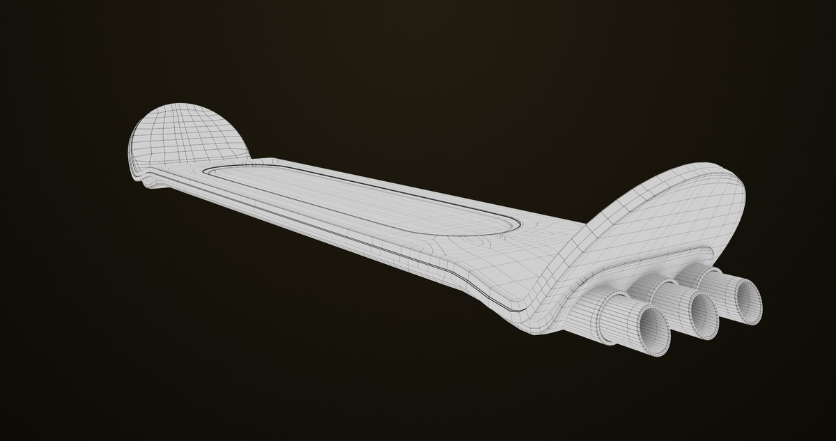 Sci-Fi Hoverboard 5 URP HDRP Textures