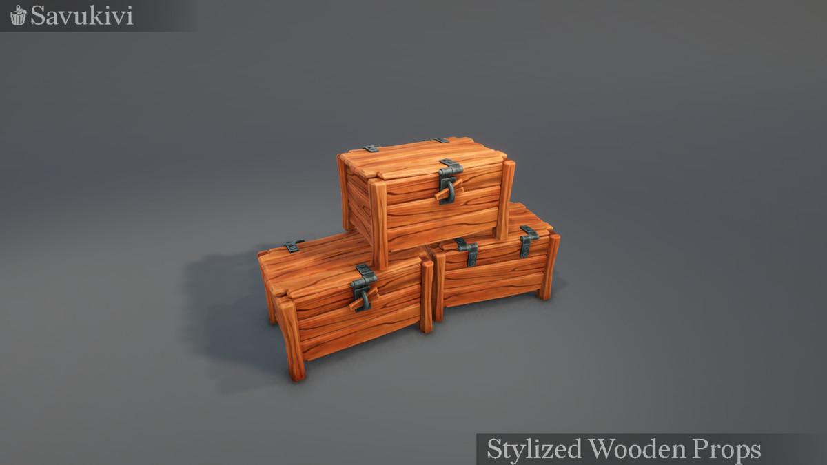 Stylized Wooden Props - Mini Pack