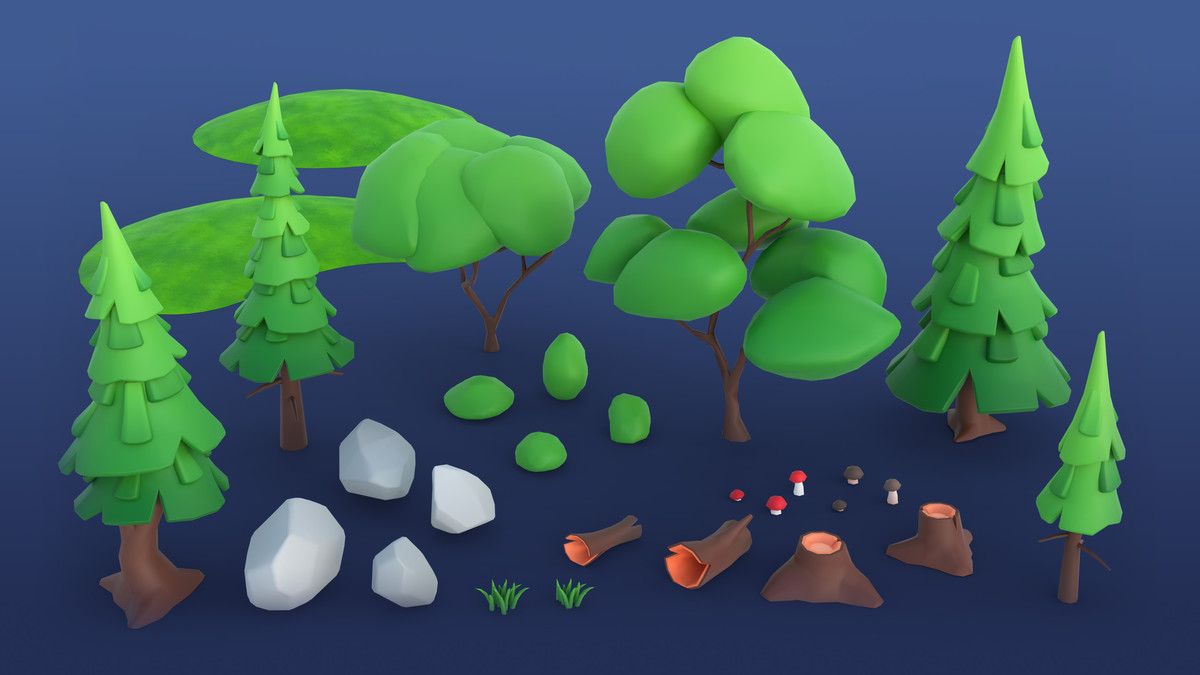 Animals - Low Poly 3D Models Pack