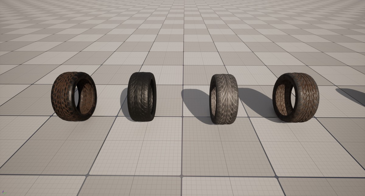 Kryxen Tire V1 - Game Ready