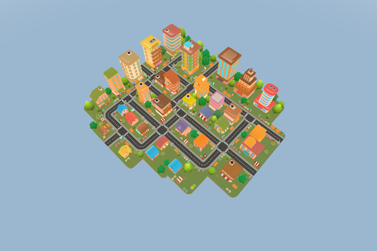 Cozy City - Chibi Stylized City Buildings 02