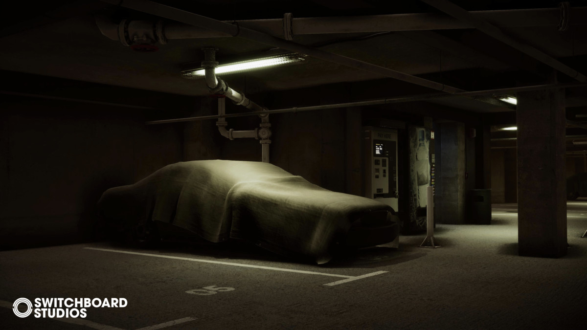 Atmospheric Modular Underground Car Park & Hallways