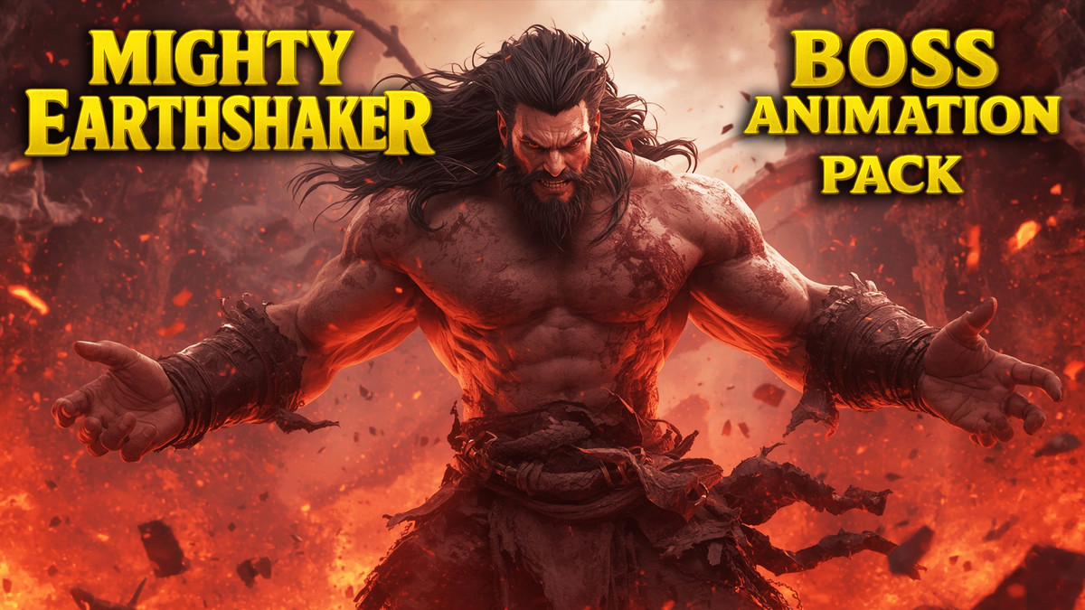 Mighty Earthshaker Boss Animation Pack