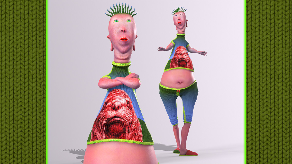 Funky Cartoon Woman – Gloria